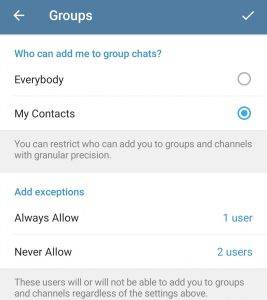 How to stop being added to random groups on WhatsApp and telegram